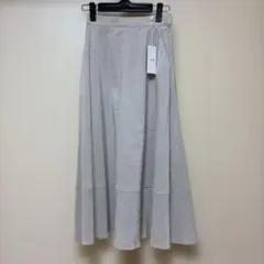 未使用タグ付き　23区 ロングフレアスカート 麻混 スカート