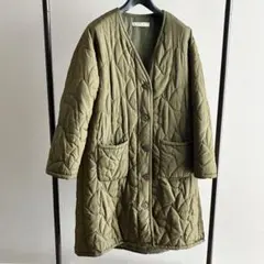 iS ScoLar スカラー キルティングジャケット オリーブ グリーン カーキ