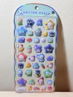 【正規品】サンリオキャラクターズ コットンパフィーシール はぴだんぶい