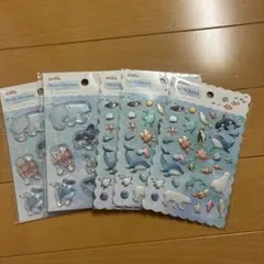 amifa アクアリウムシール ウォーターシール 5点セット