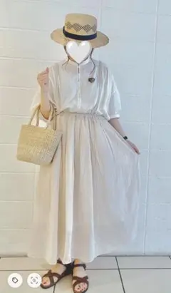 サマンサモスモス☆サス付きギャザースカート