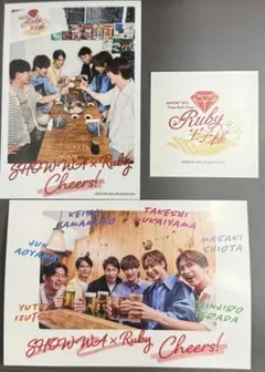 SHOW-WA タワレコ 　全員の直筆サインいり　ポストカード SHOW-WA『外せないピンキーリング』発売記念！タワーレコード