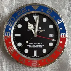海外販促品 新品 ROLEX掛け時計 GMT マスターⅡ ペプシのサムネイル