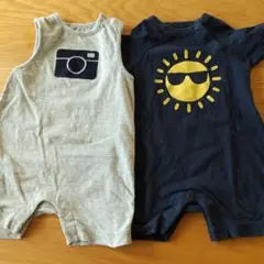【お値下げ】ベビーギャップ  ２枚セット 60cm ロンパース