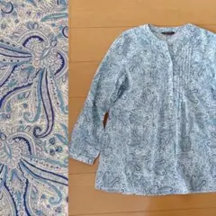 デコイ　プルオーバー　シャツ　ペイズリー　 ★リバティのお好きな方へも