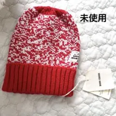 タグ付き　BOBO CHOSES キッズ ニット帽 赤白のサムネイル