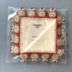 新品未使用♪近沢レース タオルハンカチ ロールケーキ パウダーイエロー