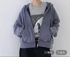 【新品未使用】JEANASIS Fadeカラーzipフーディ
