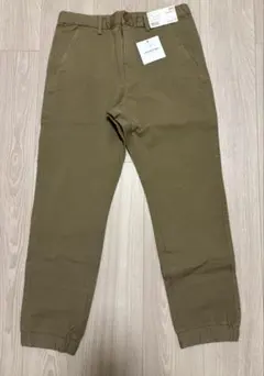 【新品未使用】UNIQLO チノジョガーパンツ 2本入 【丈標準/S/ベージュ】