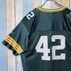 656☆リーボック☆NFL☆ゲームシャツ☆グリーンベイパッカーズ☆ユニフォーム