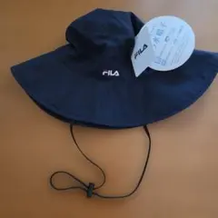 FILA　 ロゴ入り 撥水加工バケットハット