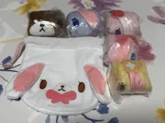 シュガーバニーズ ふわふわ巾着 全6種　コンプリート　セット