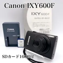 Canon IXY 600F 動作良好 外観美品 人気コンデジ　ブラックのサムネイル