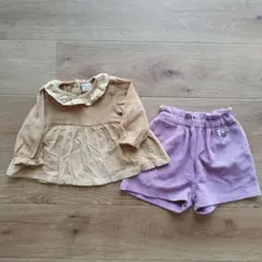 プティマイン　80センチ　女の子　トレーナー　ズボン