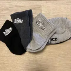 new balance スニーカー刺繍ソックス 3足セット 26-28cm