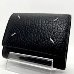 極美品/現行モデル✨メゾンマルジェラ 三つ折り財布 4ステッチ カレンダータグ