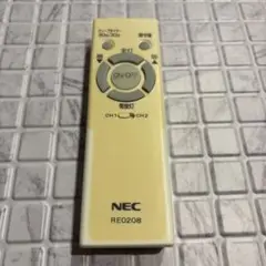 NEC 照明用リモコン RE0208