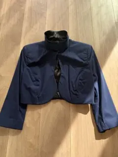 エリザベッタフランキ　ショートジャケット　紺ネイビー✖️黒