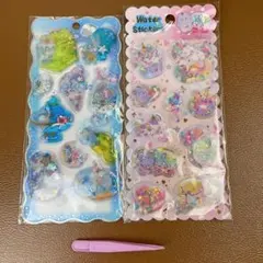 ウォーターインシール2枚セット ピンセット付