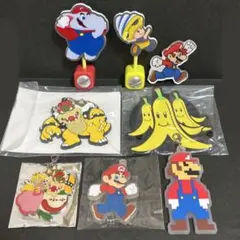 マリオ　まとめ売り　キーホルダー　ラバー　マグネット　クリップ