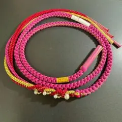 帯じめ○帯締め○パール帯じめ○振袖○振袖帯じめ○着物○着物帯じめ○新品