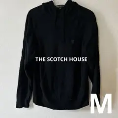 THE SCOTCH HOUSE ブラック ニットパーカー ニットトレーナー　M