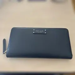 kate spade NEW YORK 長財布 ラウンドファスナー ネイビーのサムネイル