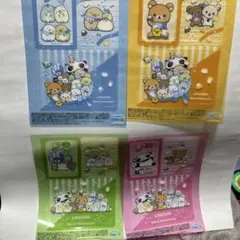 サンエックスキャラクター クリアシート 4枚セット