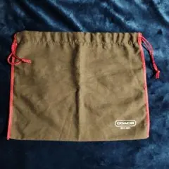 COACH 保存袋 ブラウン 約29cm x 約23.4cm