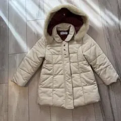 ファミリア　familiar コート　ベージュ