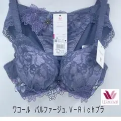 ワコール　パルファージュ. Ｖ－Ｒｉｃｈブラ　ブラジャー&ショーツC70-Mのサムネイル