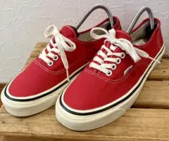 廃盤 VANS AUTHENTIC 44 アナハイム 赤 26.5cm バンズ