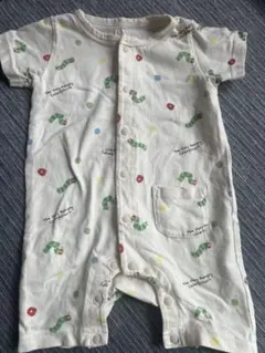 はらぺこあおむしプリントロンパース