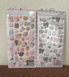 ◆ふわふわドロップシール⭐︎2枚⭐︎クーリア