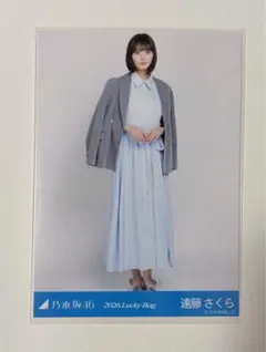遠藤さくら　セミコンプ　ヨリ　ヒキ　2026 Luckey カレンダー衣装 乃木坂2026 luckybag 生写真 3枚コンプ カレンダー衣装 遠藤さくら