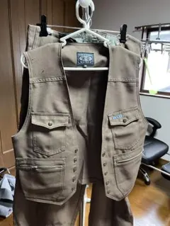 寅壱作業服上下セット2組【ブラウン、紺色】 - メルカリ