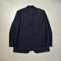 ブルックスブラザーズテーラードジャケットL相当3つボタンネイビーピンストライプ