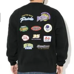 新品BEN DAVIS Mブラック トレーナースエット裏起毛