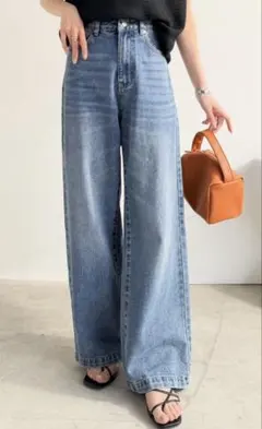 クラシカルエルフ　ハイウェストルーズデニムパンツ　XLサイズのサムネイル