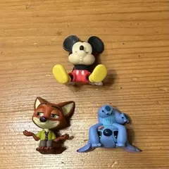 ディズニーキャラクターfunny time! ミッキー、ニック、スティッチ