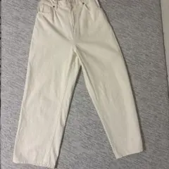 ストレートデニムパンツ ホワイトのサムネイル