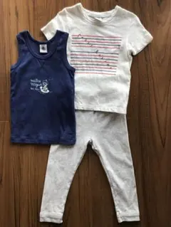 プチバトー3点セット キッズ 95