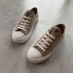 PRADA プラダ　レディース　キャンバス　スニーカー　38.5 ベージュのサムネイル