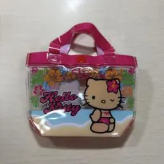 サンリオ ガチャガチャ プールバッグ風ミニポーチ2 ハローキティ