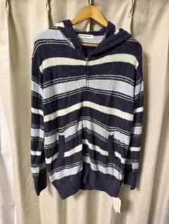 GELATO PIQUE ストライプフード付きルームウェア L