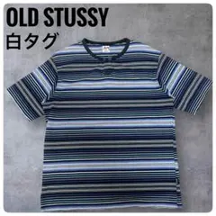 90s stussy ラスタ マルチボーダー tシャツ USA製 オールド fe786be6000628a07bca1639c05e4f