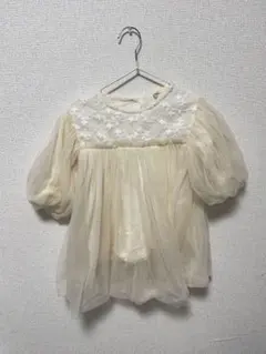 チュールワンピース