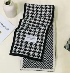 リバーシブルマフラー千鳥格子チェック柄韓国風