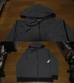 【VANS】バンズ ブロックチェック フード パーカー L ジップ 未使用品のサムネイル