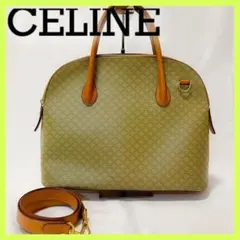 【美品/稀少】セリーヌ マカダム 2way ショルダーバッグ ハンドバッグ